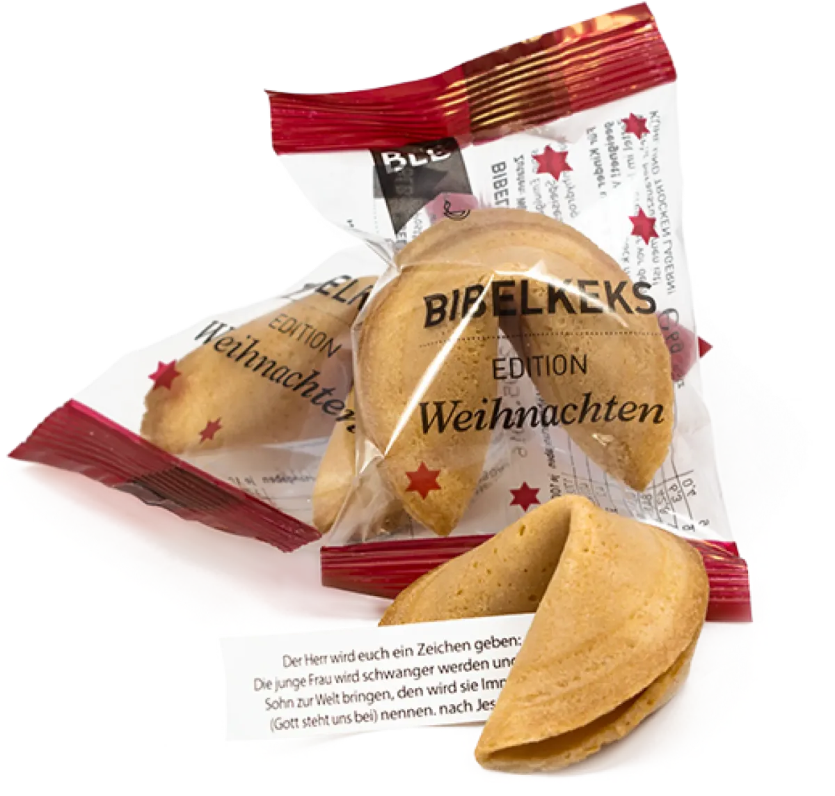 Weihnachts Bibelkeks - Keks mit einam Bibelspruch zu Weihnachten