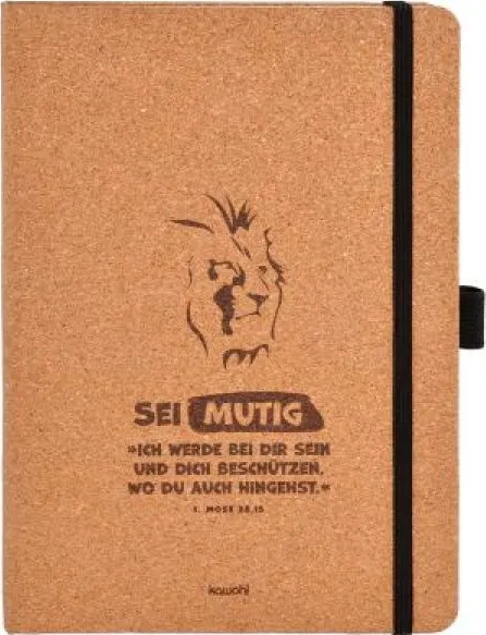 Sei mutig (Notizbuch Kork)