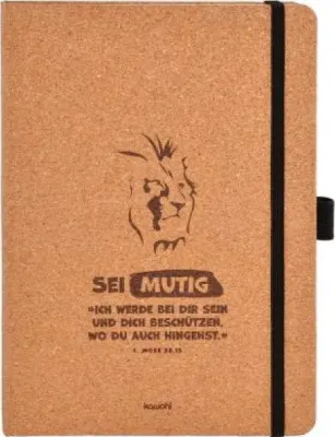 Sei mutig (Notizbuch Kork)