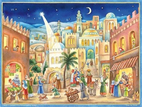 Adventskalender 'Zu Bethlehem geboren' - Papier-Adventskalender - Ab 4 J., Kein Warnhinweis...