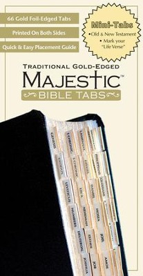 Majestic Traditional Gold Bible Tabs - Mini - englisch Bibel-Griffregister