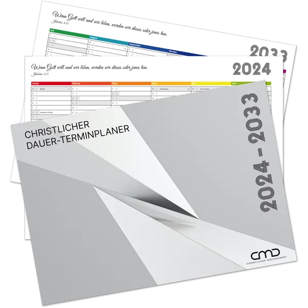 Christlicher Zehnjahreskalender 2024 – 2033 - Dauer-Terminplaner