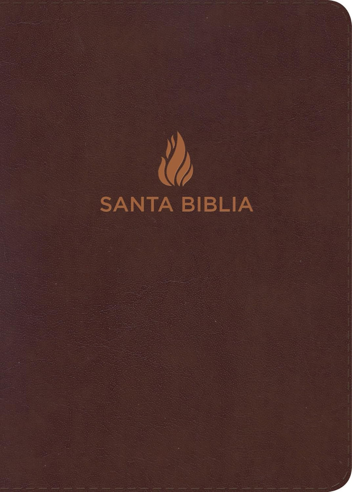 Spanisch, Bibel Reina Valera 1960, Grossdruck, fibroleder, braun