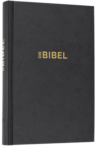 Bibel Schlachter 2000, Taschenbibel mit Parallelstellen, Gebunden, Schwarz