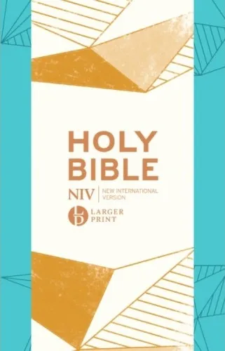 Englisch, Bibel New International Version, Grossdruck, Kunstleder, blau