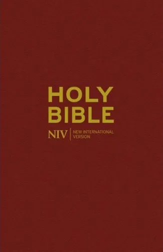 Englisch, Bibel New International Version, kartonniert, bordeaux