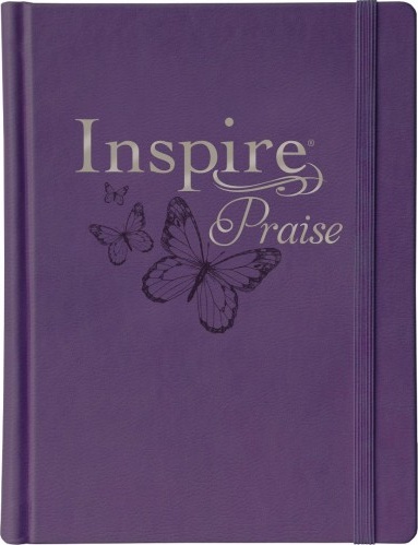 Englisch, Logbuchbibel Inspire Praise New Living Translation, Kunstleder, lila