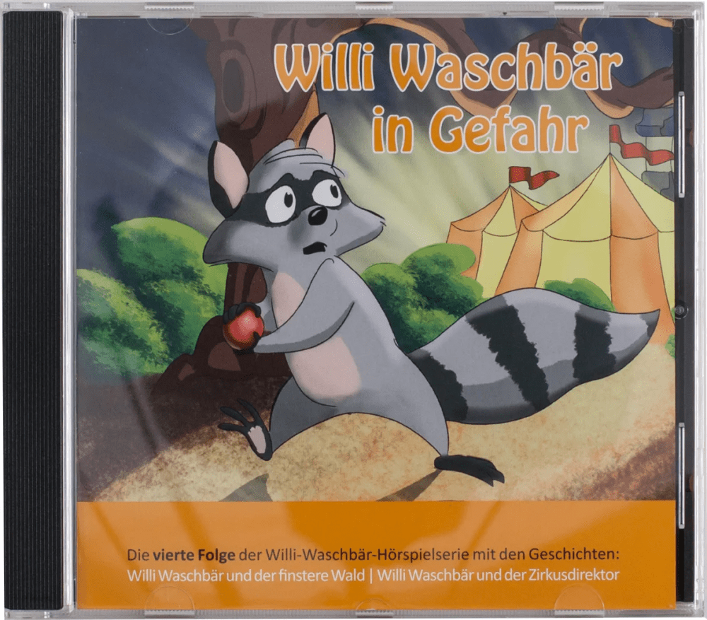 Willi Waschbär in Gefahr - Hörspiel CD - Folge 4