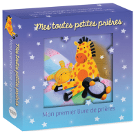 Mes toutes petites prières, livre en tissu - Mon premier livre de prières