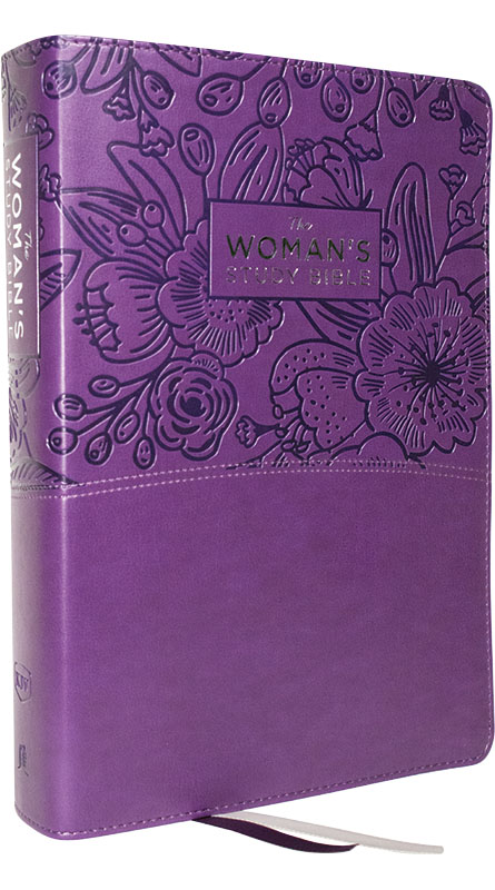 Thomas Nelson - The Woman's Study Bible - KJV / Purple Leathersoft, Red Letter