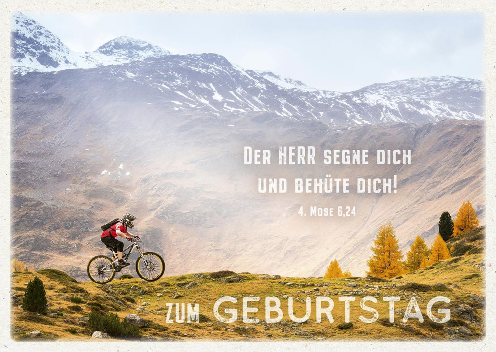 Postkarten Der HERR segne - Zum Geburstag