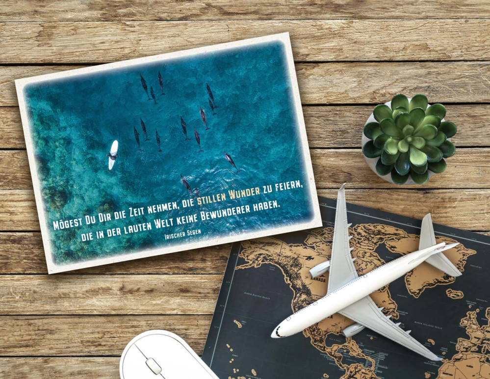 Postkarten Mögest du dir die Zeit nehmen