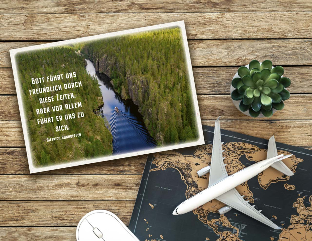 Postkarten Gott führt uns