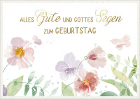 Postkarte Alles gute und Gottes Segen Zum Geburstag