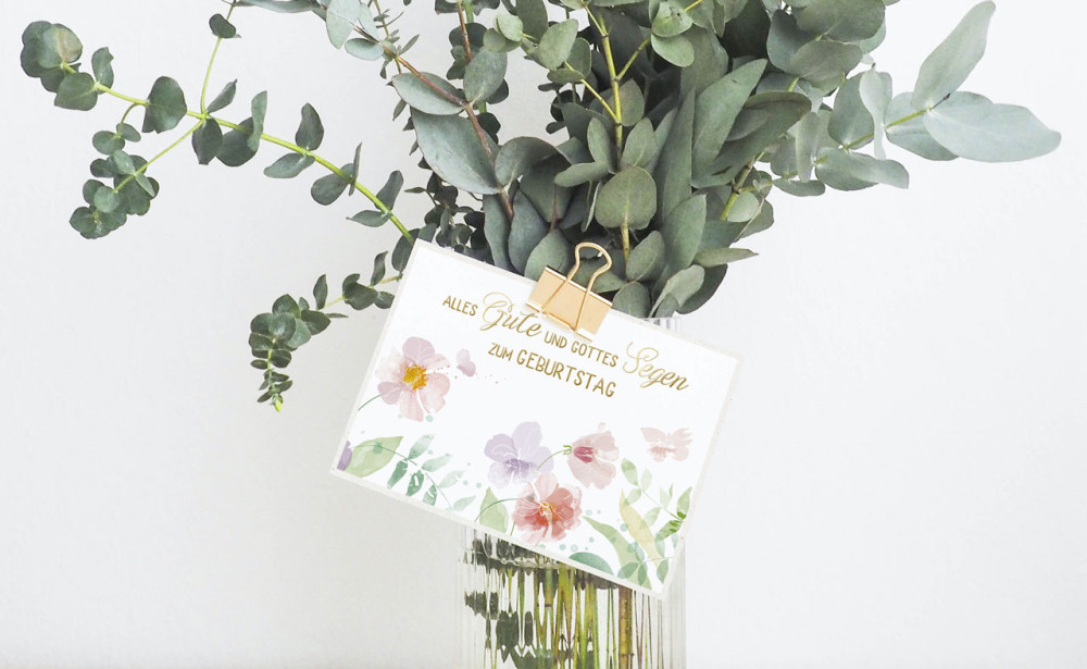 Postkarten Alles gute und Gottes Segen Zum Geburstag