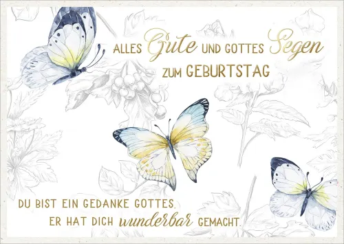 Postkarten Du bist ein Gedanke Gottes