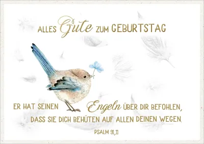 Postkarten Er hat sienen Engeln befohlen