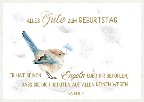 Postkarten Er hat sienen Engeln befohlen