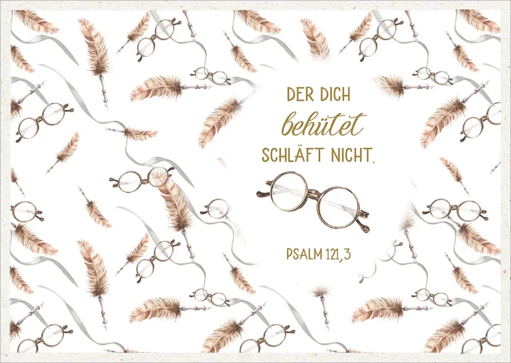 Postkarten Der Dich behütet schläft nicht