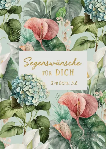 Postkarten Segenswünsche für Dich - Spr 3,6