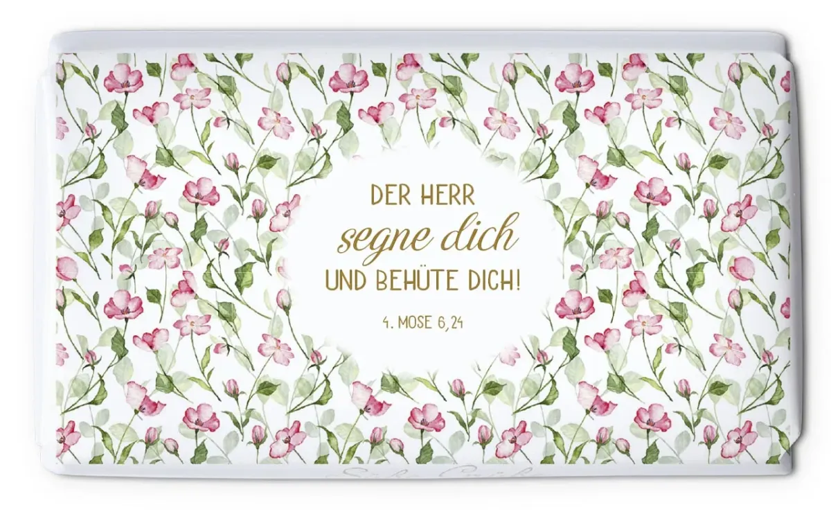 Schokolade Der Herr segne dich - 4. Mose 6,24