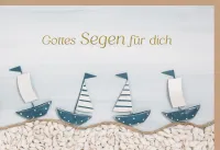 Faltkarte Einsegnung/biblischer Unterricht Gottes Segen