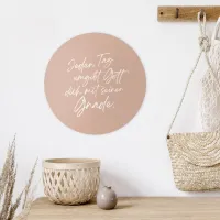 Wandschmuckbild Gnade - Ø 25 cm