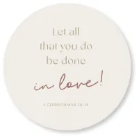 Wandschmuckbild Love - Ø 40 cm