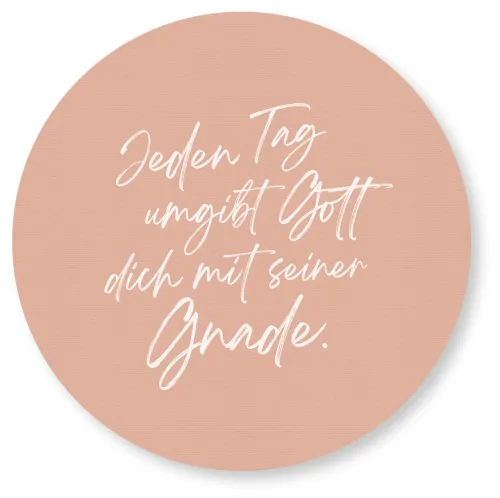 Wandschmuckbild Gnade - Ø 40 cm