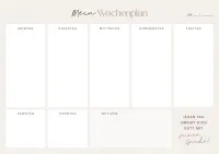 Mein Wochenplan - Fatzer alive