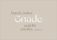 Postkarten alive Durch Gottes Gnade - EPHESER 2,8