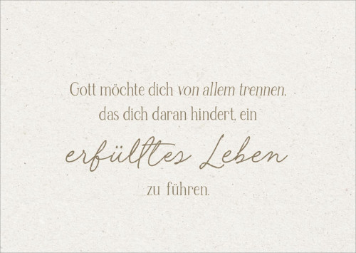 Postkarten alive Erfülltes Leben