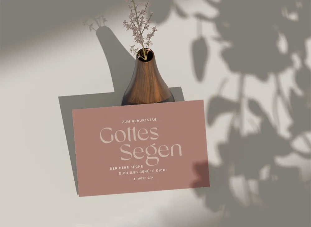 Postkarten alive Zum Geburtstag Gottes Segen