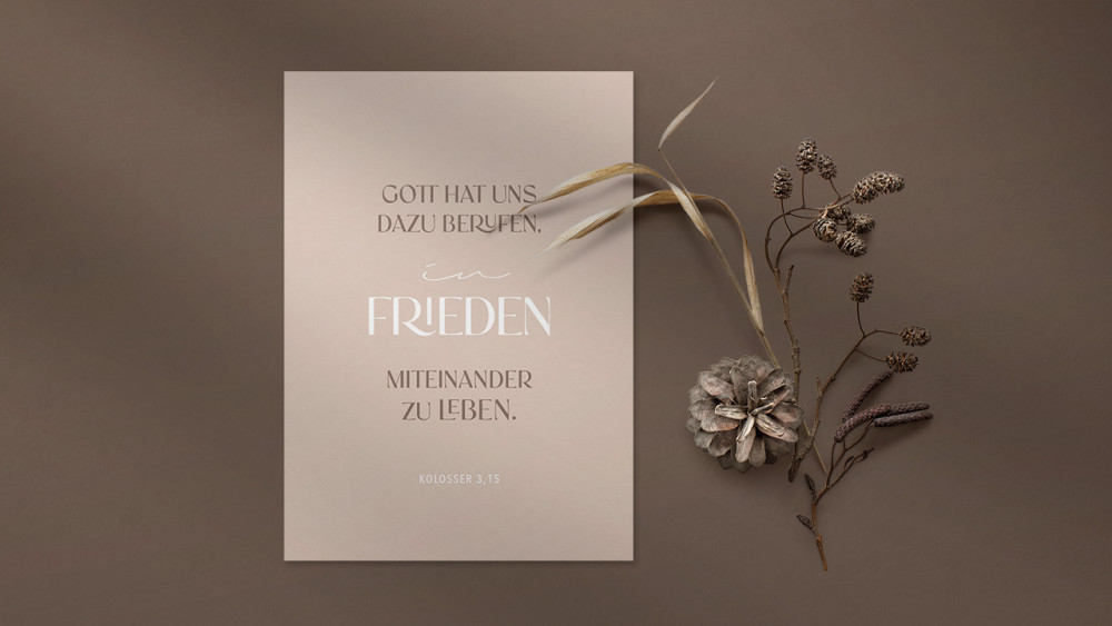 Postkarten alive Frieden