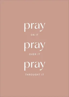 Postkarte alive Pray on it