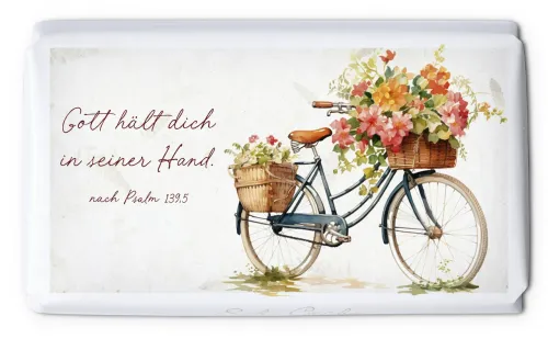 Schokolade Gott hält dich - Psalm 139,5