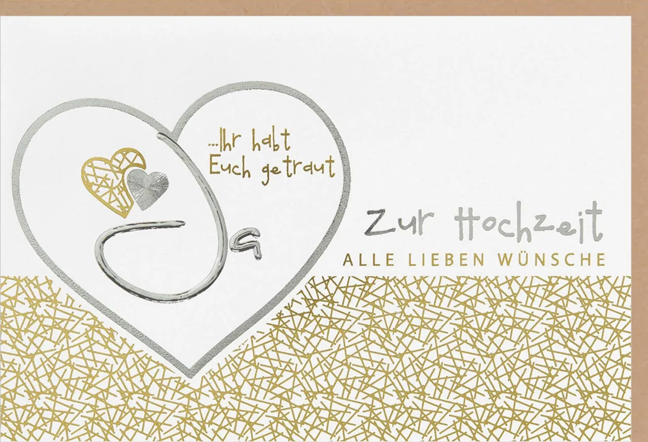 Faltkarte Ihr habt euch getraut