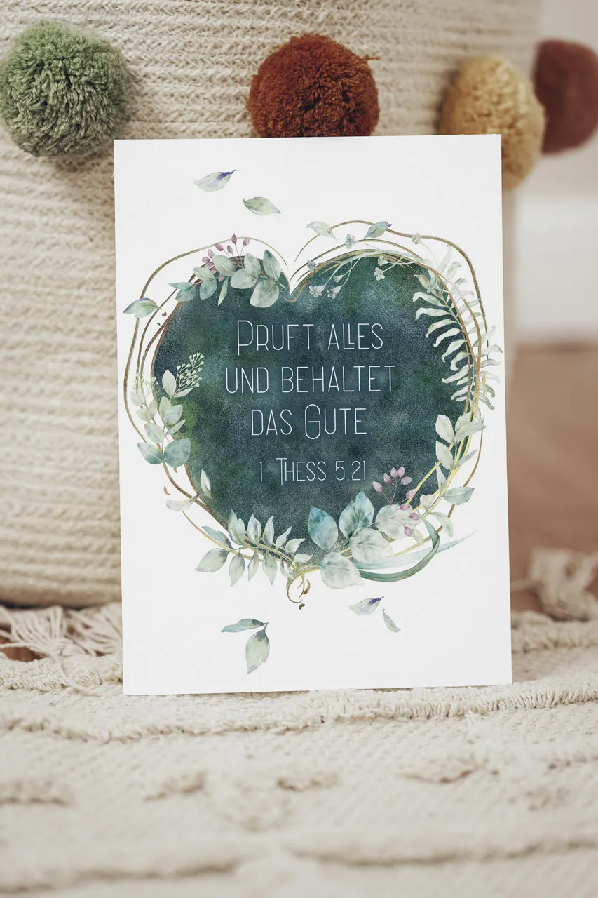 Postkarte Jahreslosung 2025 Pflanzen