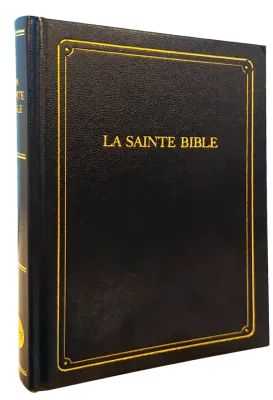 Bible Segond 1910, format miniature - couverture rigide noire, onglets, ruban marque-pages