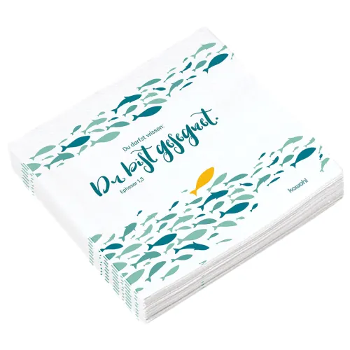 Du bist gesegnet (20 Servietten) - 33 x 33 cm