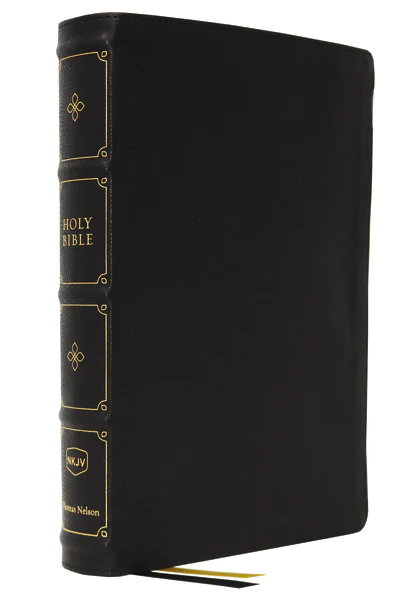 Englisch, Bibel New King James Verison, Grossdruck, Ledereinband, schwarz, Goldschnitt