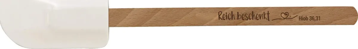 Reich beschenkt - Teigschaber - Mit Rezeptvorschlag