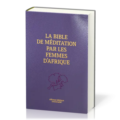 Bible NFC, Bible de méditation par les femmes d'Afrique - semi-rigide, similicuir violet, paroles...