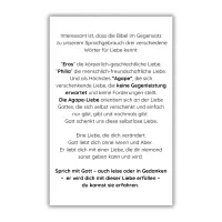 Karte - 'Was ist Liebe?' - Grösse: A7 - zum Aufklappen