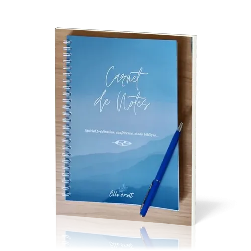 Carnet de notes - Spécial prédication, conférence, étude biblique, …