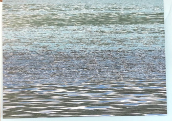 Karte - Himmel über Wasser in grosser Vielfalt - Wie gemalt