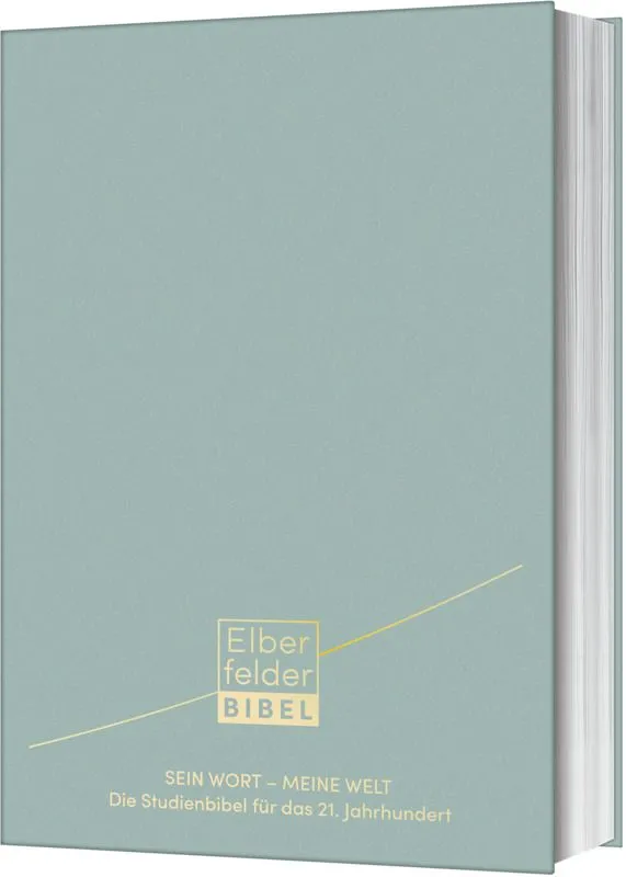 Elberfelder Studienbibel, Sein Wort - meine Welt - Leder blau