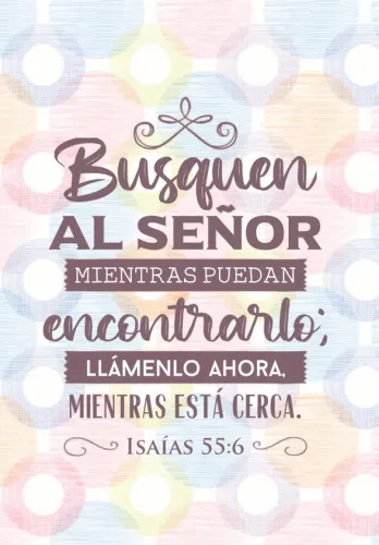 Busquen al Señor - Isaías 55:6 - Diario y Cuaderno de Notas Tapa dura