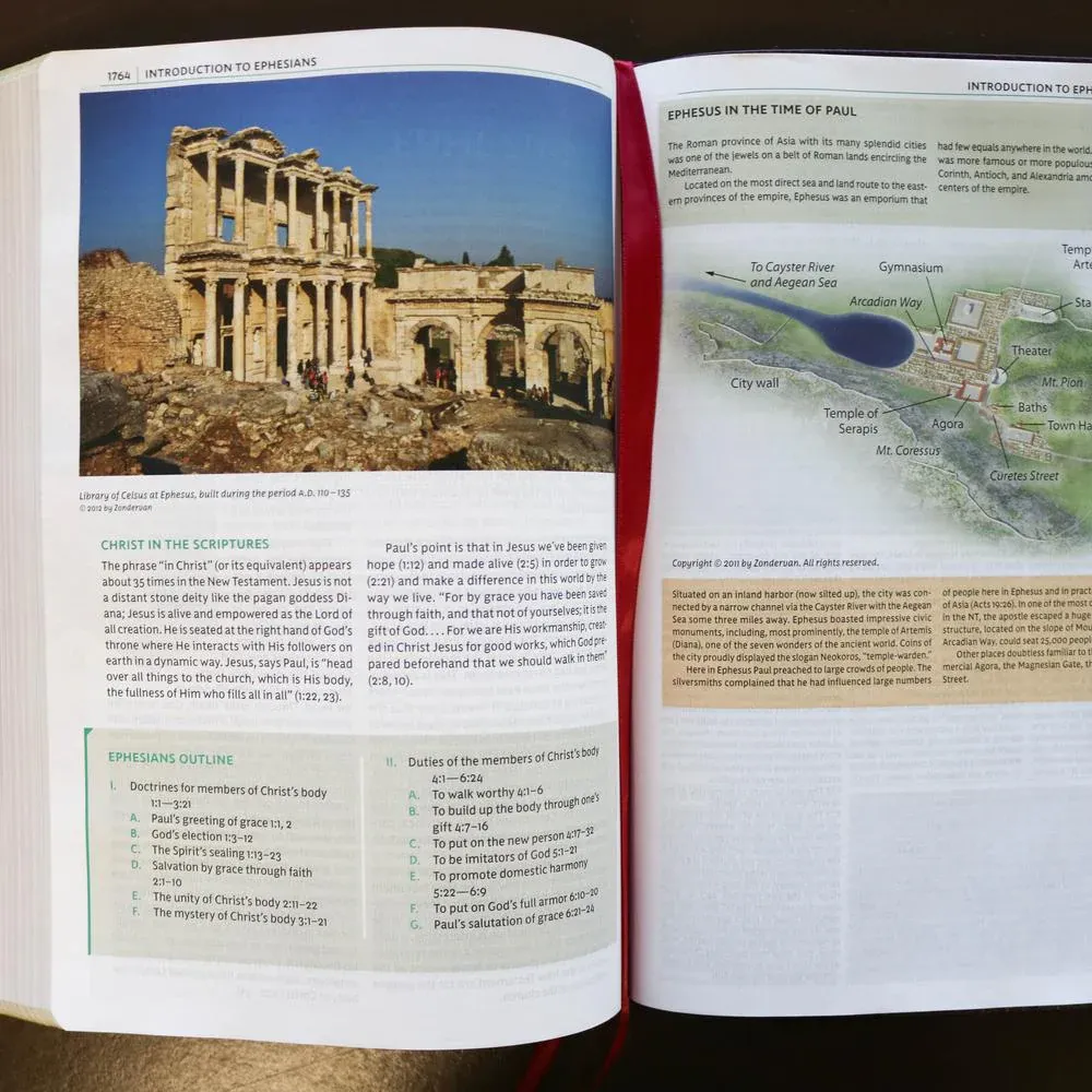 Englisch, Studienbibel New King James Version, Grossdruck, Hardcover, illustrierter Einband,...