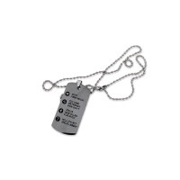 The Four Dog Tag - Kette mit Anhänger